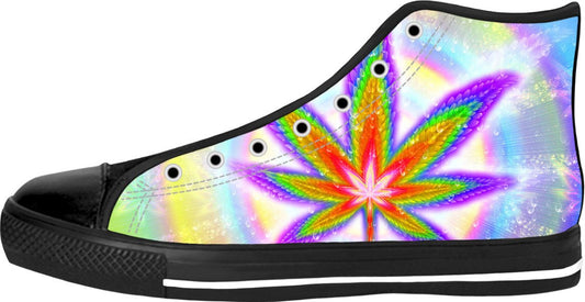 Cannabliss Black High Top Shoes