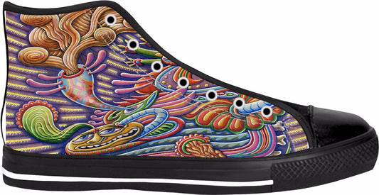 Humanitree Black Sole High Top Shoes