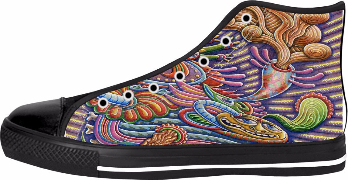 Humanitree Black Sole High Top Shoes