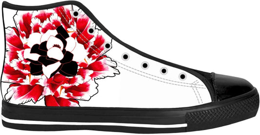 Hana High Top White Shoes