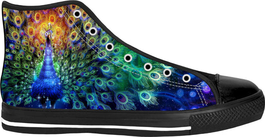 Peacock High Top Shoes